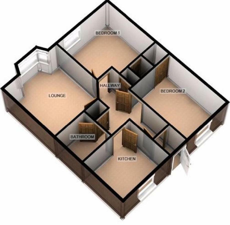 Dunfermline - Luxury Two Bedroom Apartment - Tp מראה חיצוני תמונה